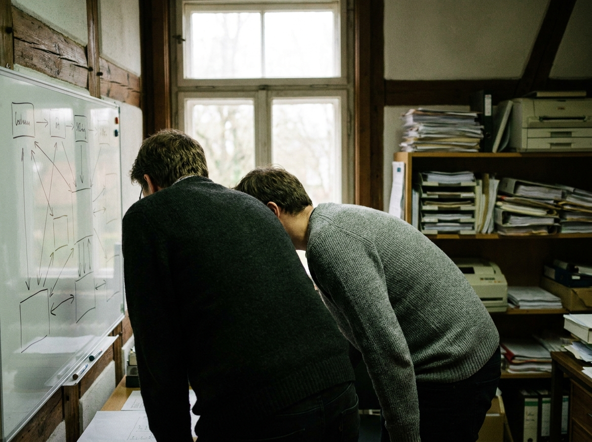 Vorher: Handarbeit und volle Listen