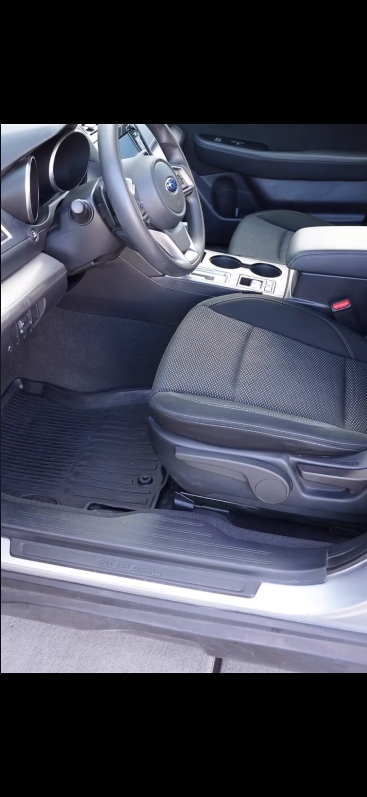 Driver seat after detailing