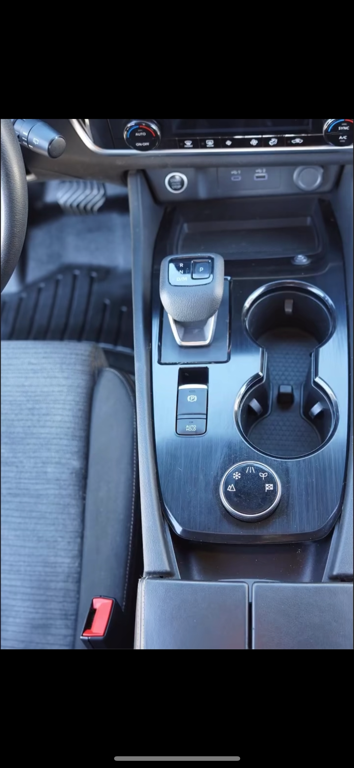 Center console after detailing