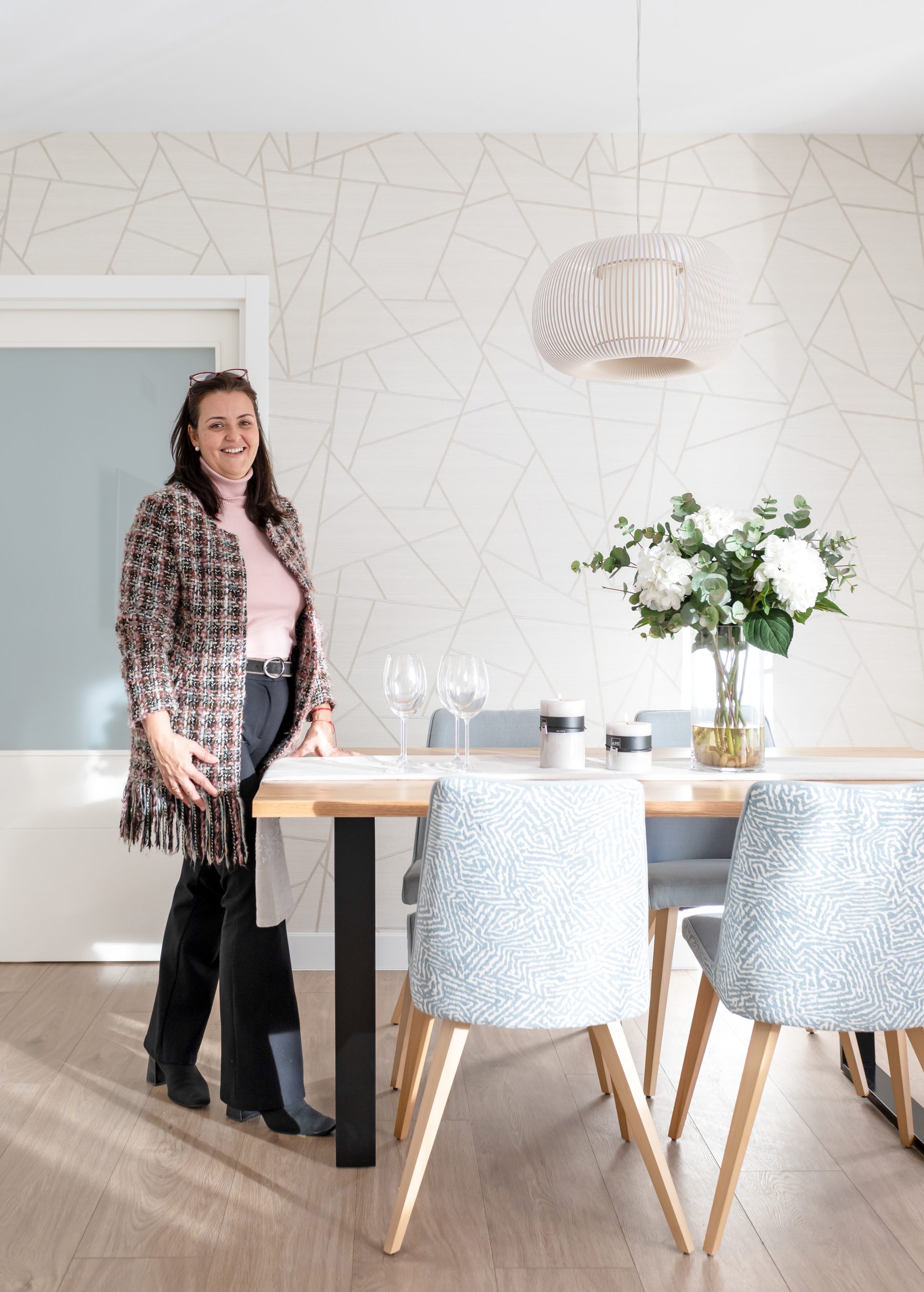 Cecilia Caro en un proyecto