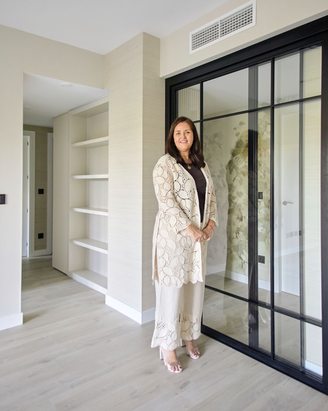 Cecilia Caro en uno de sus proyectos en Madrid