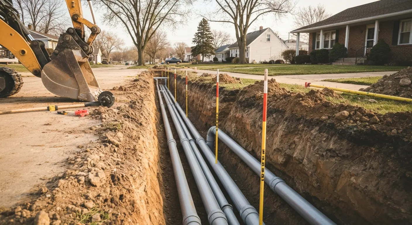 Trenching and utility work