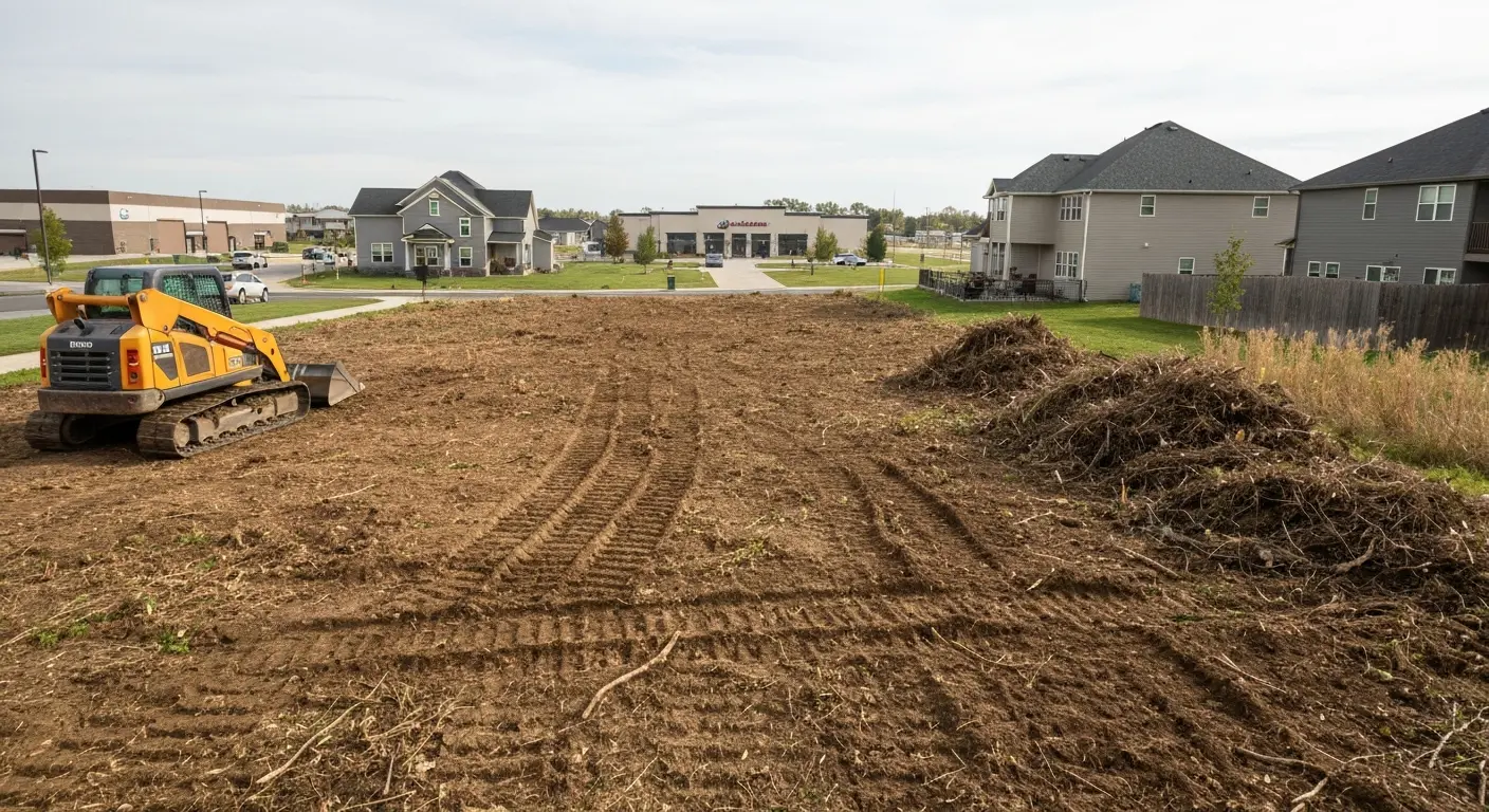Land clearing operation