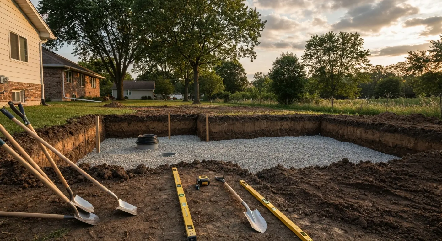 Septic system replacement project