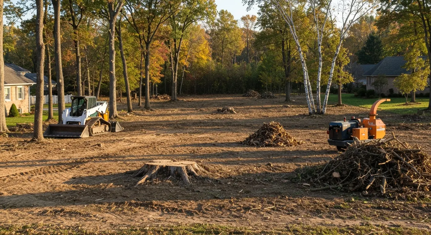 Land clearing and site prep