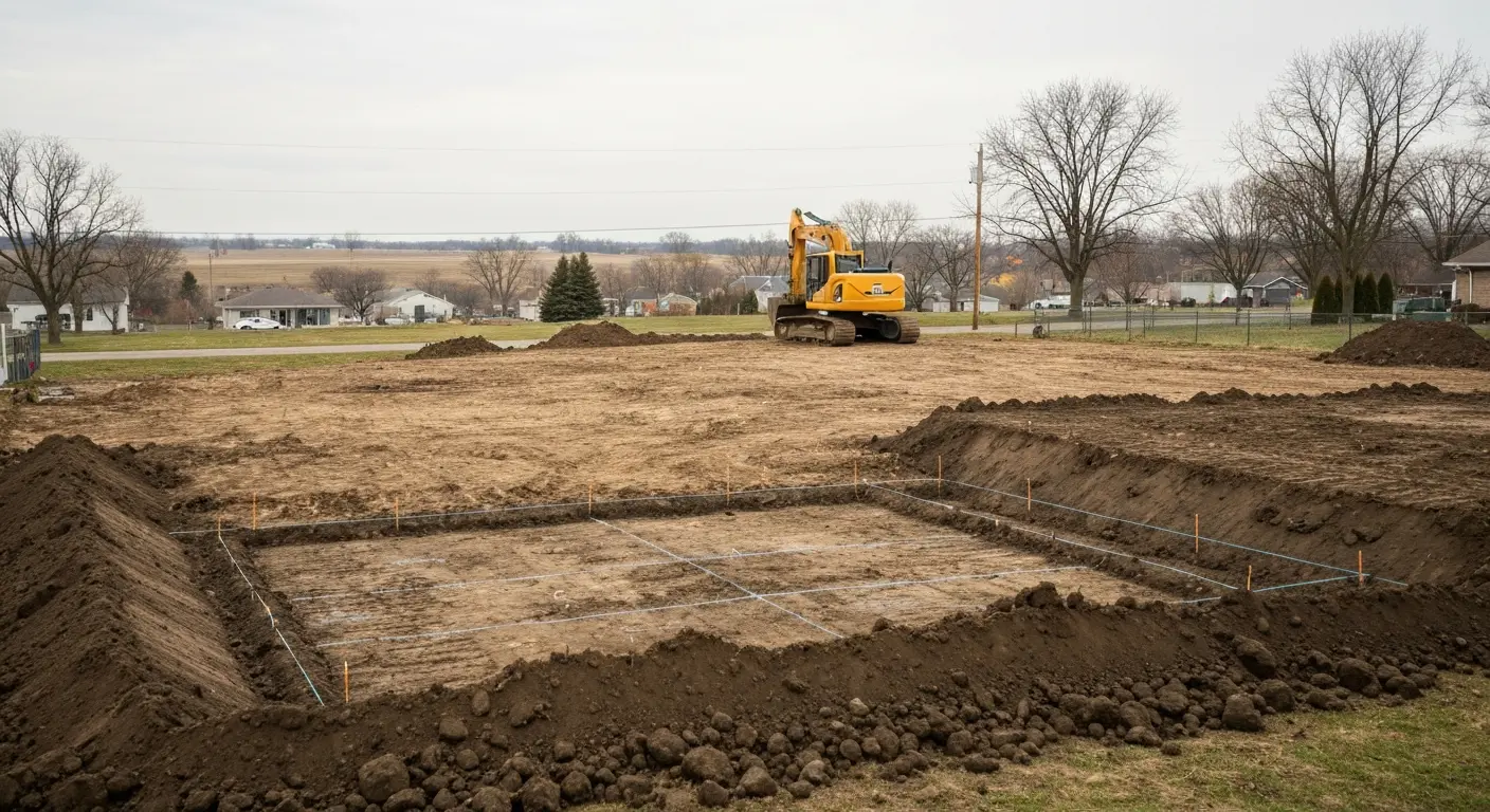 Site excavation and grading in Hazel Park