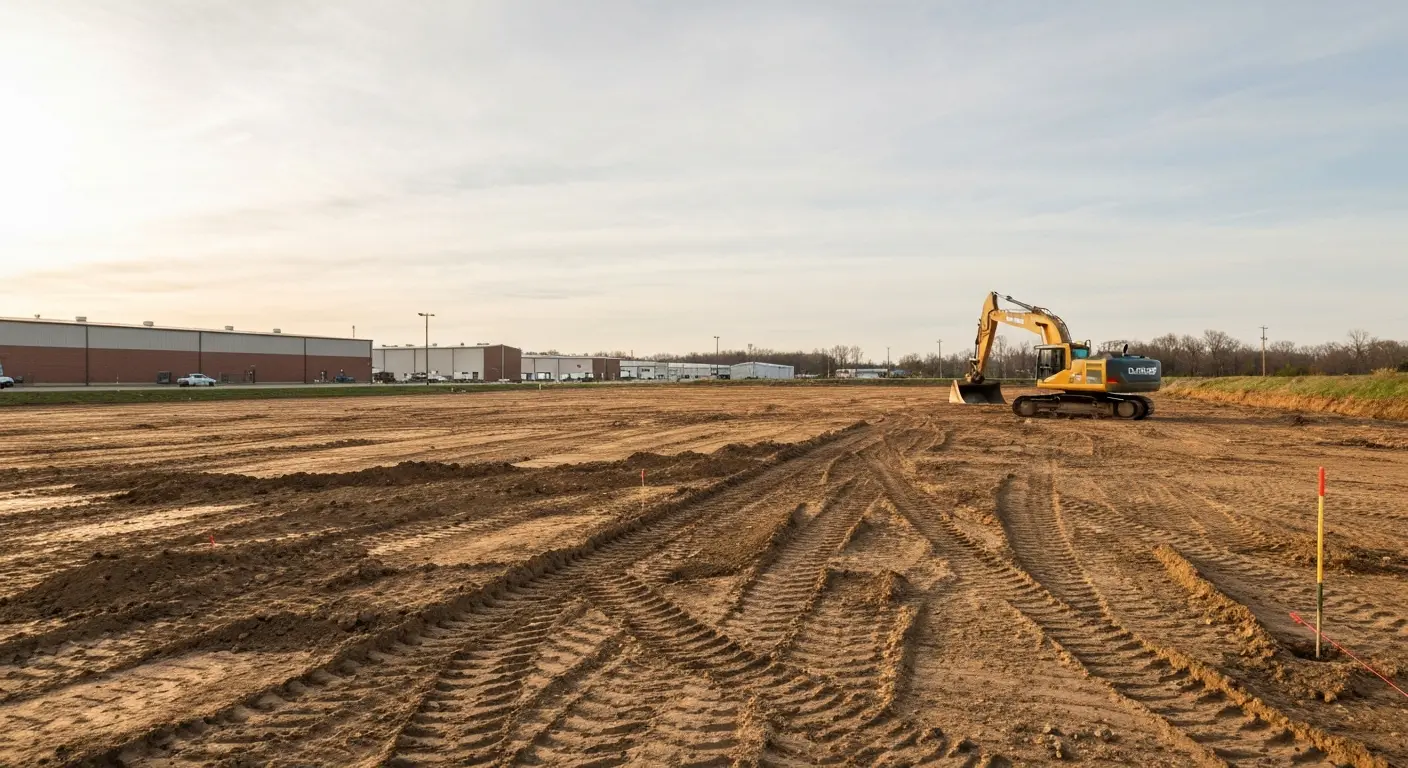 Site excavation and land clearing