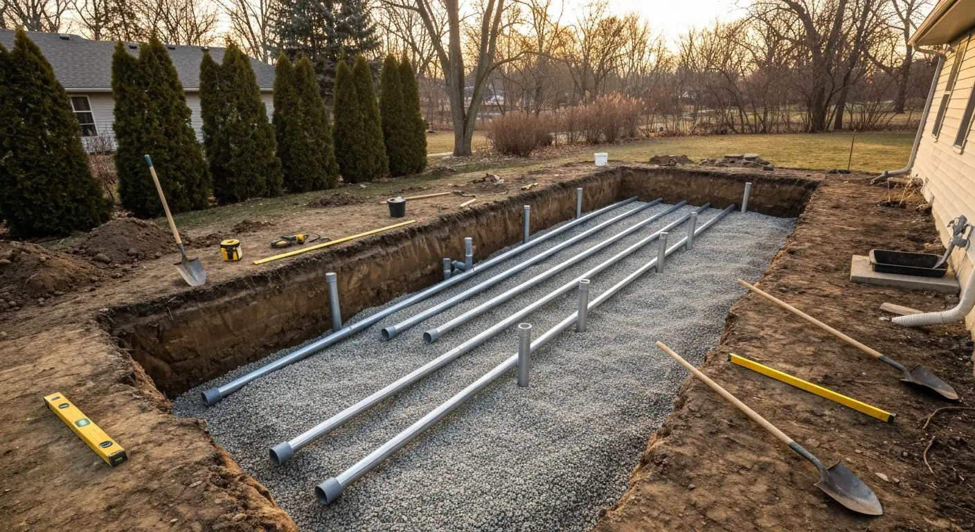 Drain field repair in Oakland County