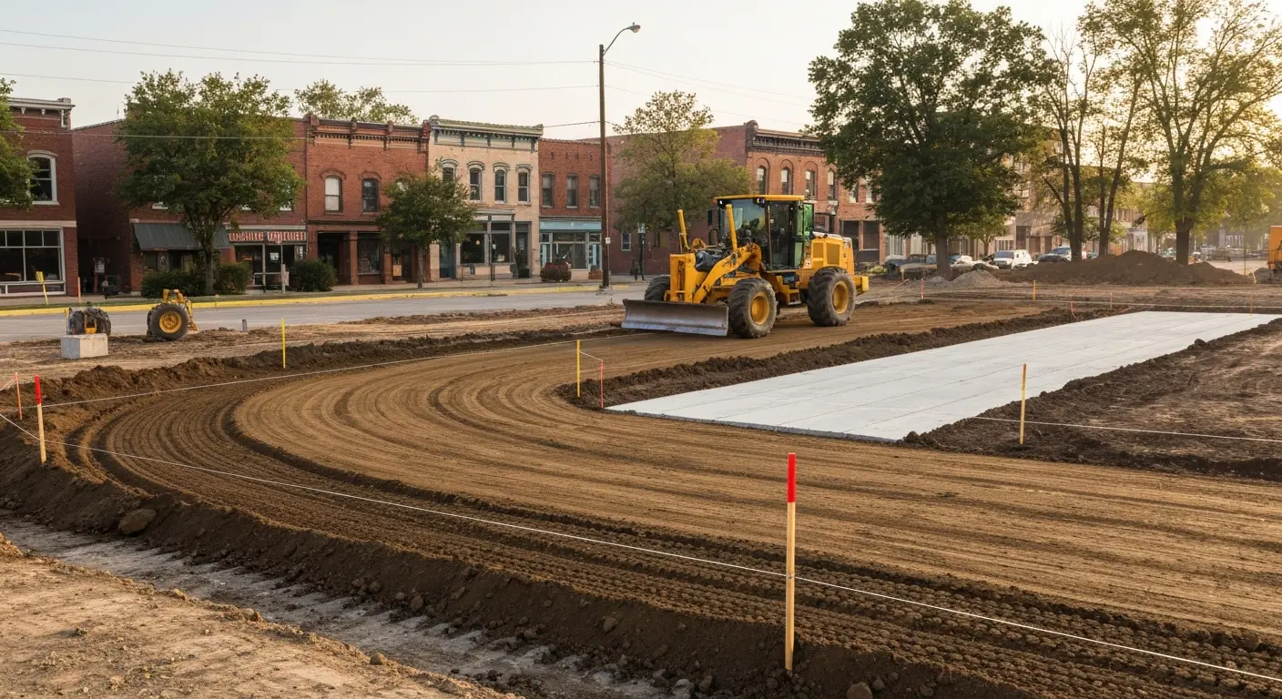 Grading and site prep