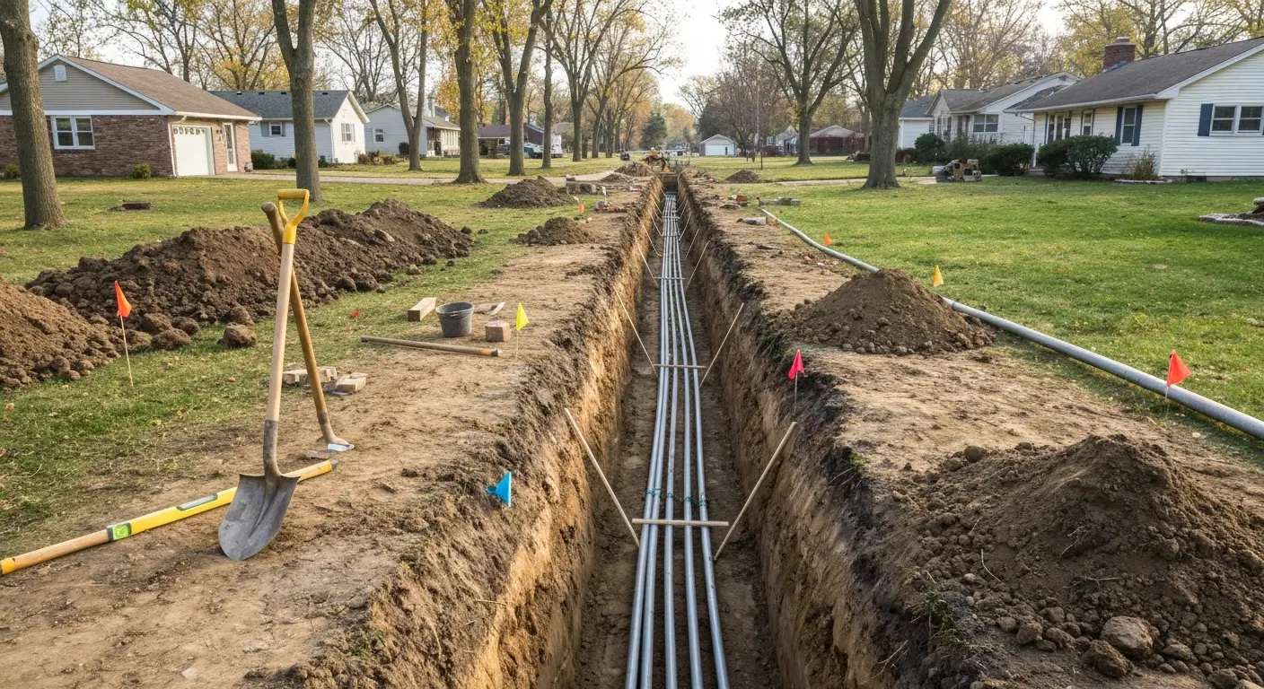 Trenching and utility work