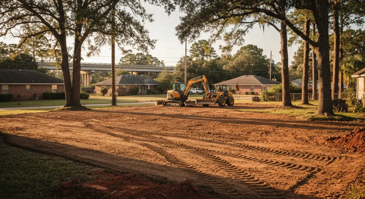 Grading and site preparation
