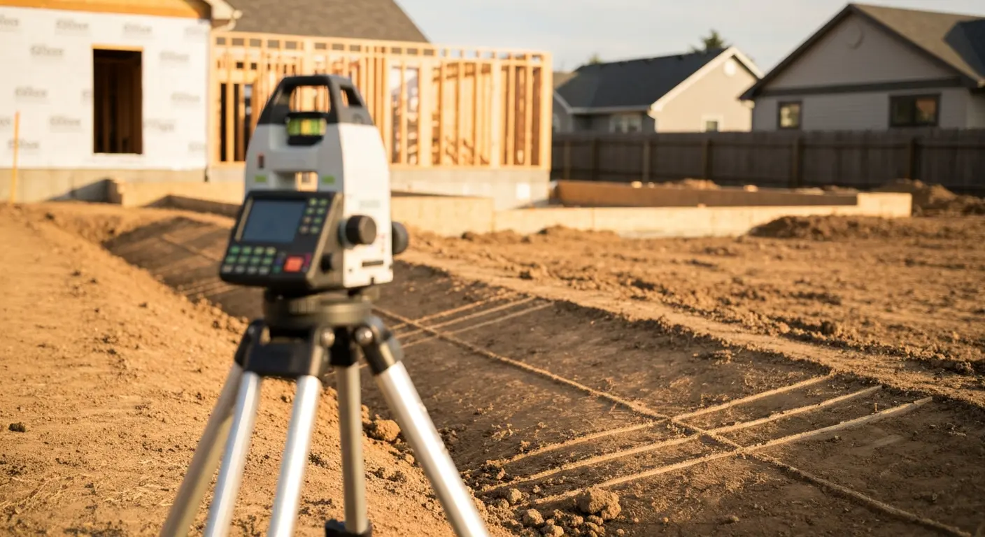 Excavation grading work