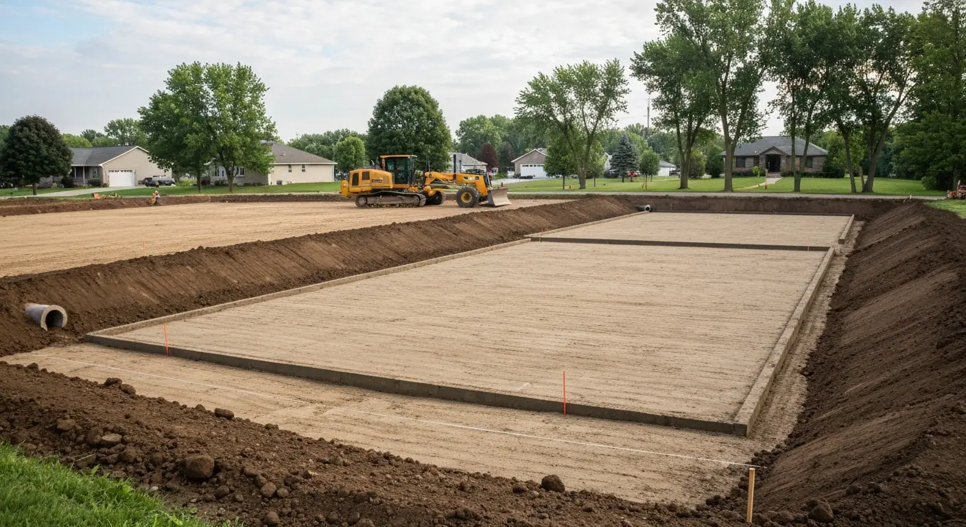 Grading and site preparation