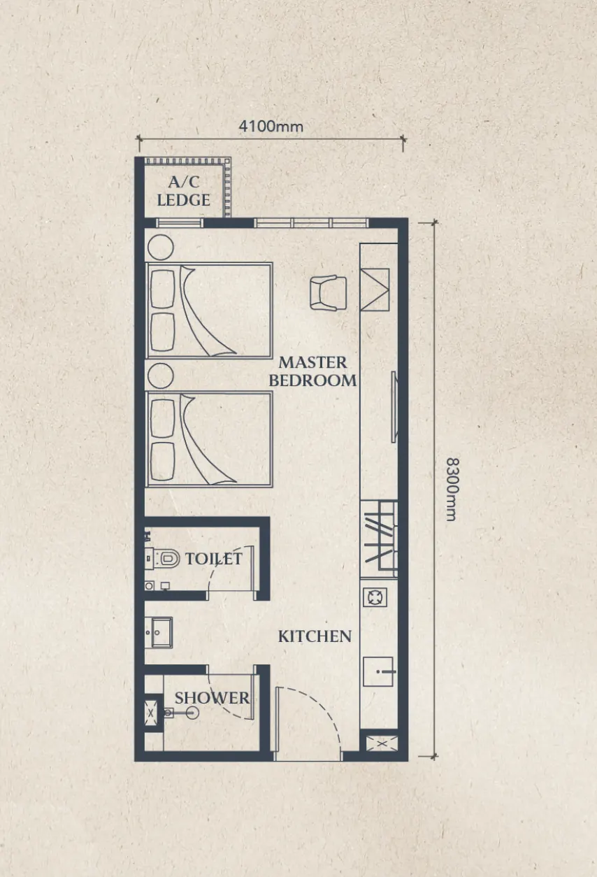 Type A Causewayz Square floor plan