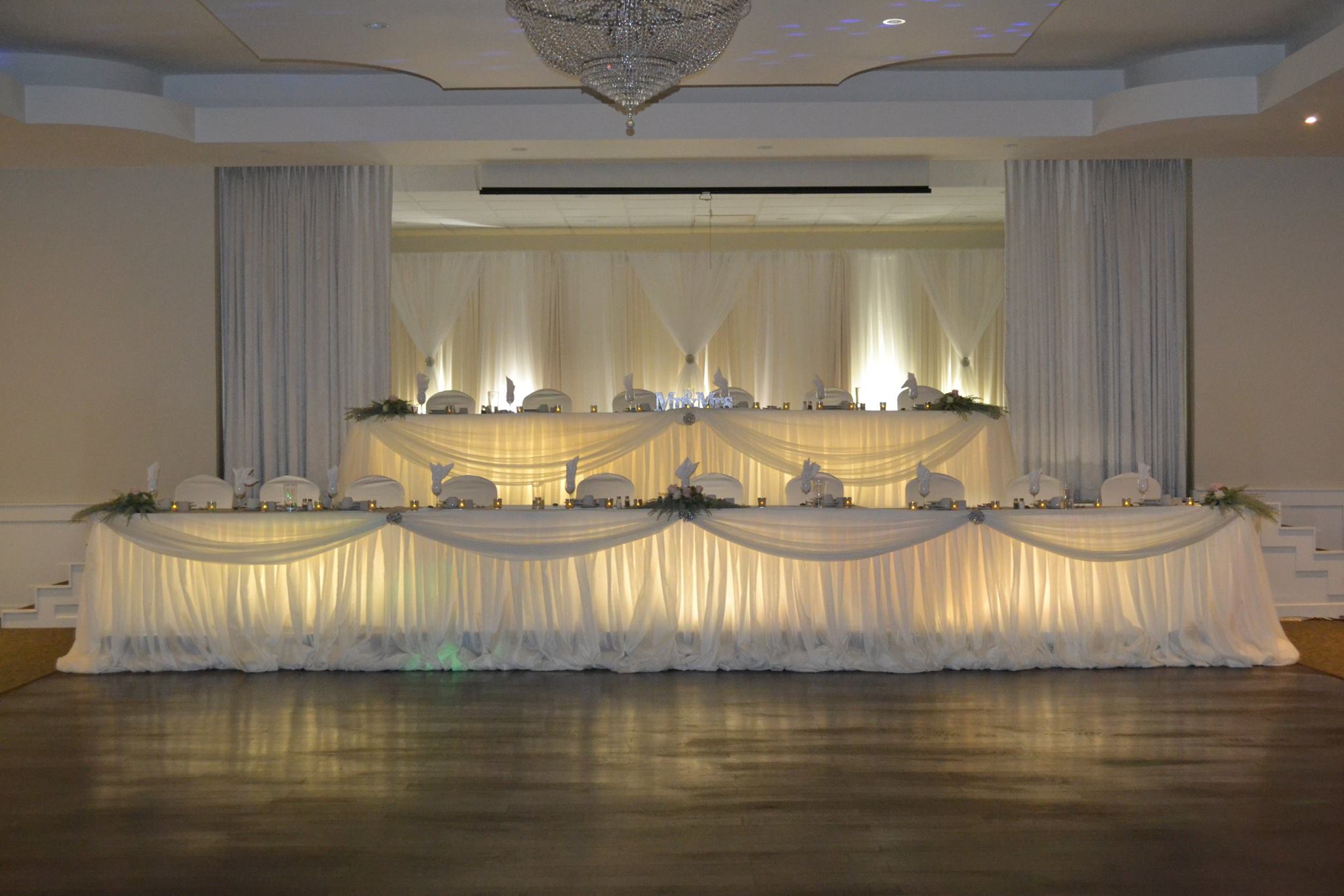 Elegant event setup