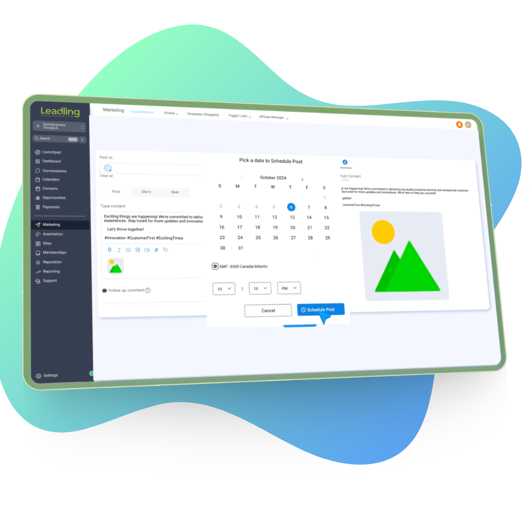 Leadling CRM Dashboard