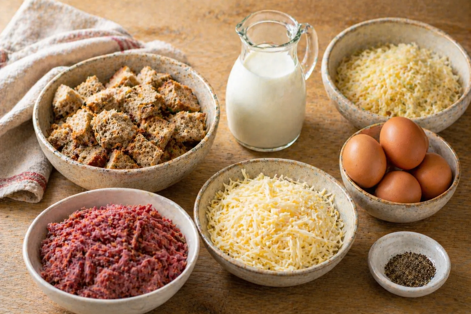 cornbeef cassarole ingredients