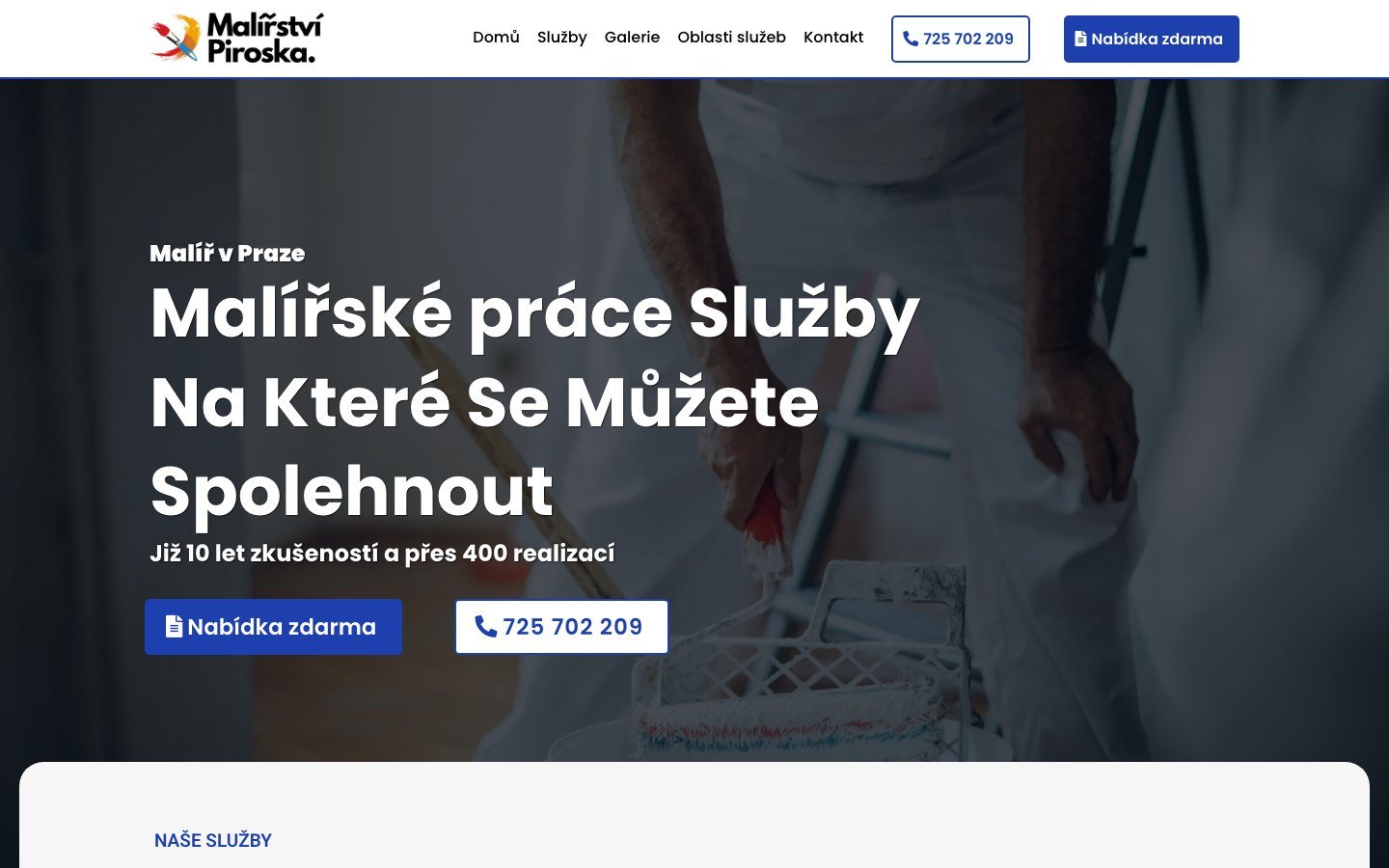 Web Malířství Piroska