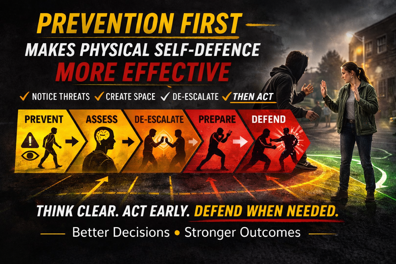 Why Teaching Prevention First Makes Physical Self-Defence More Effective