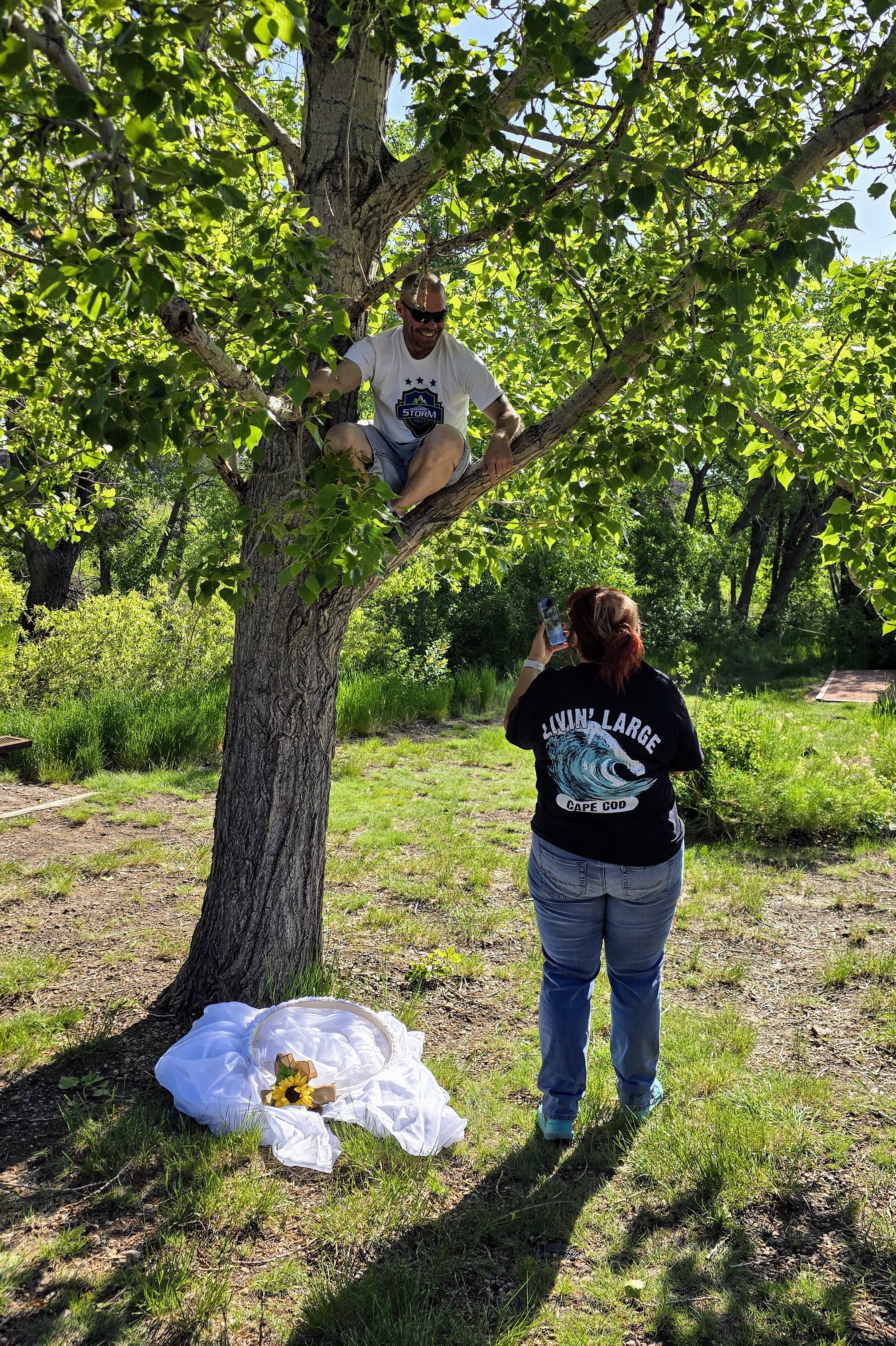 Carols Crew high school ambassador team girls in football jerseys styled shoot windsor colorado