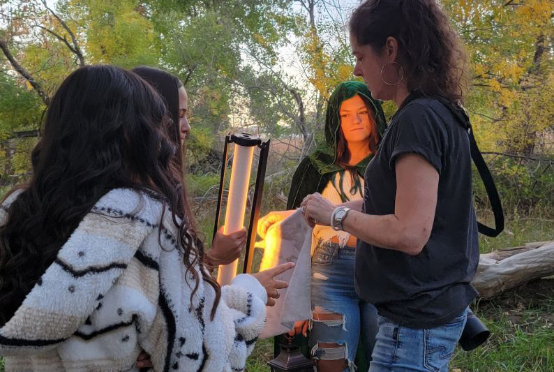 Carols Crew senior rep team group photo at Osborn Farm styled shoot eaton colorado