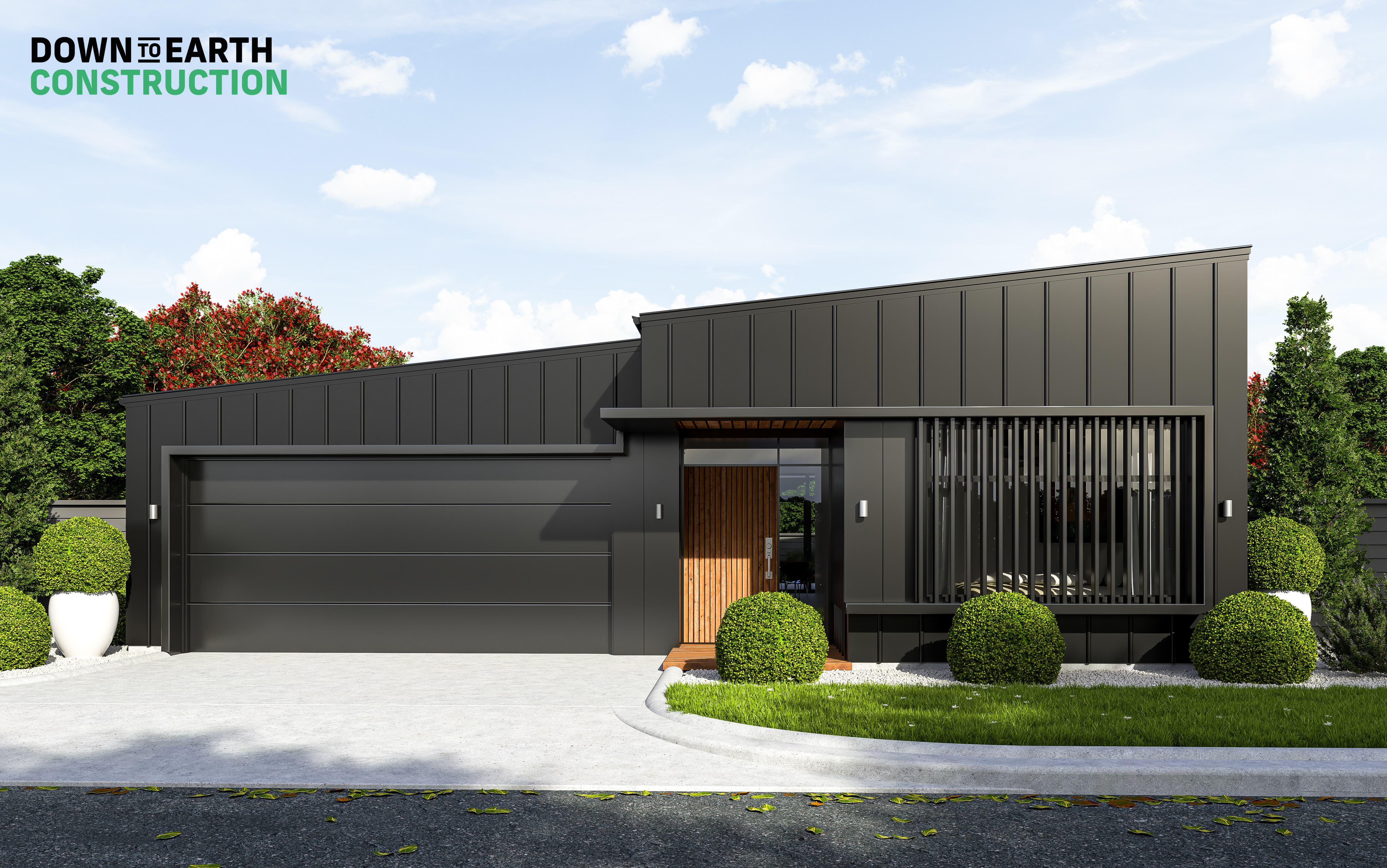 Barn-style new home render Bay of Plenty