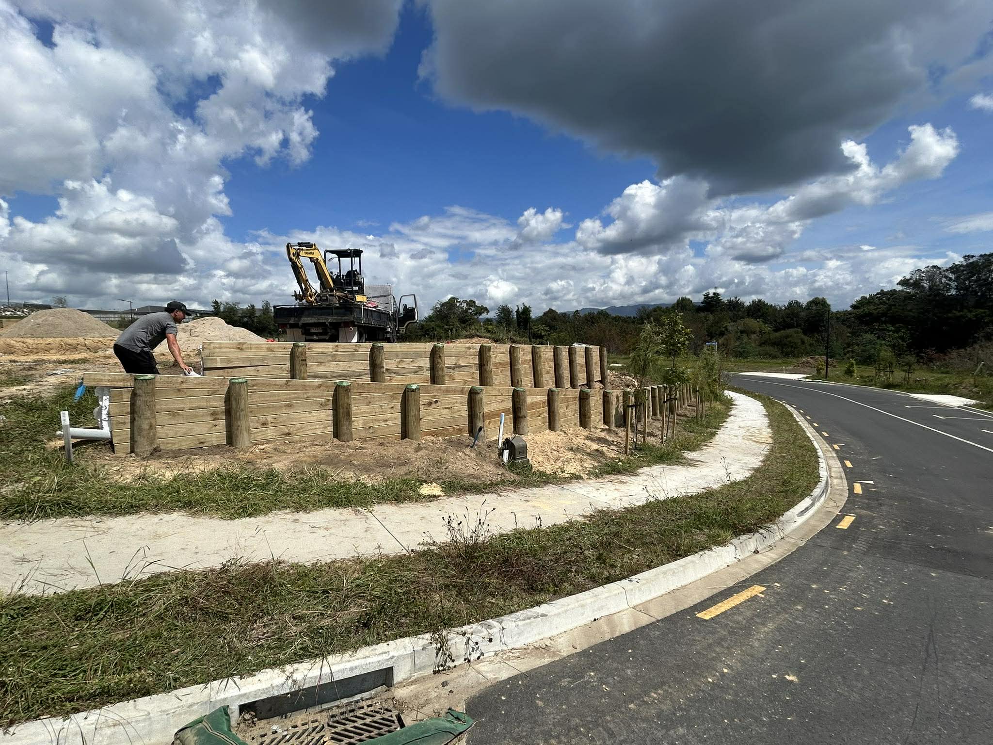 Outdoor living space render Tauranga