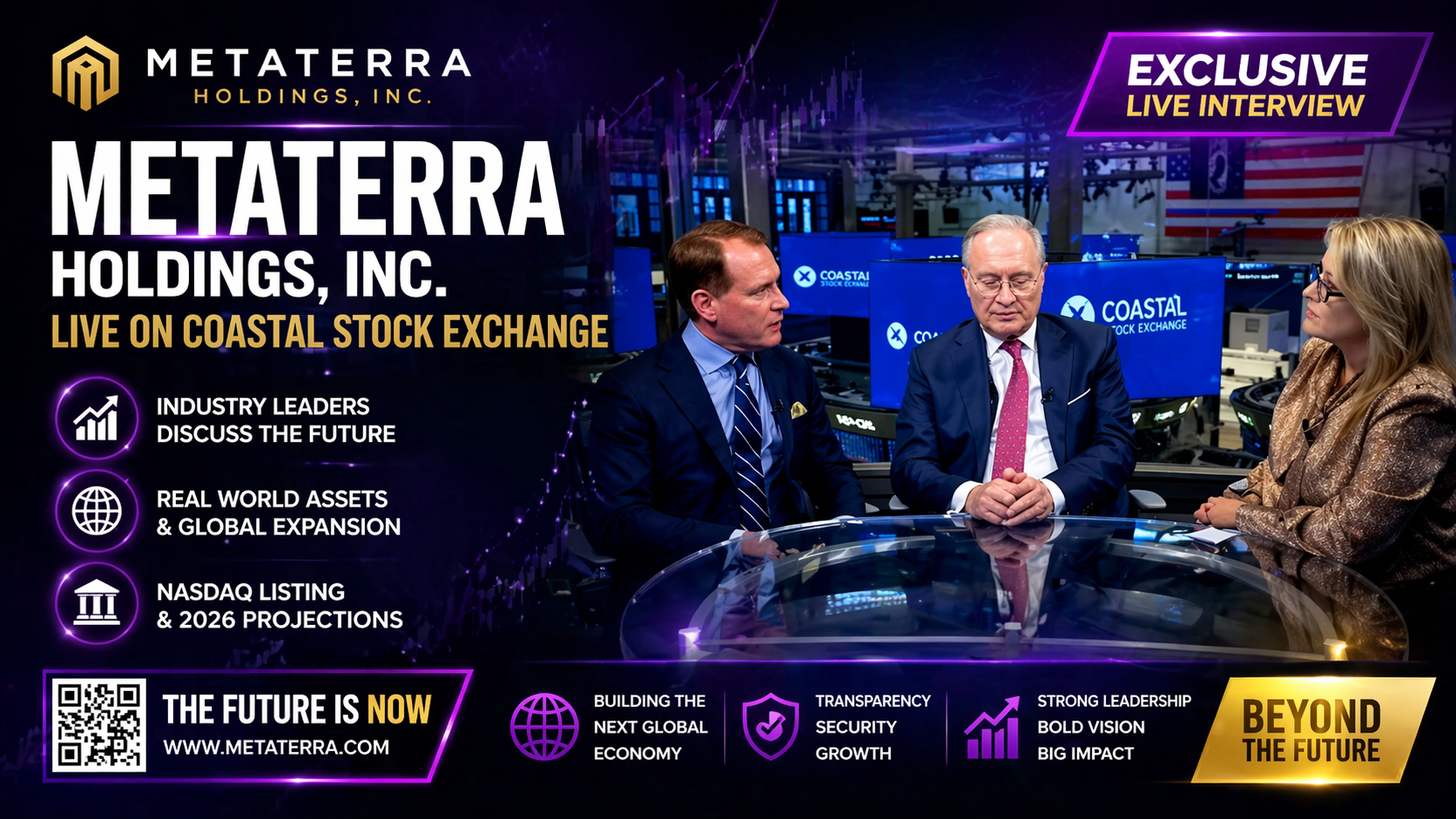NYSE Announcement: Metaterra Holdings 2026 Projections