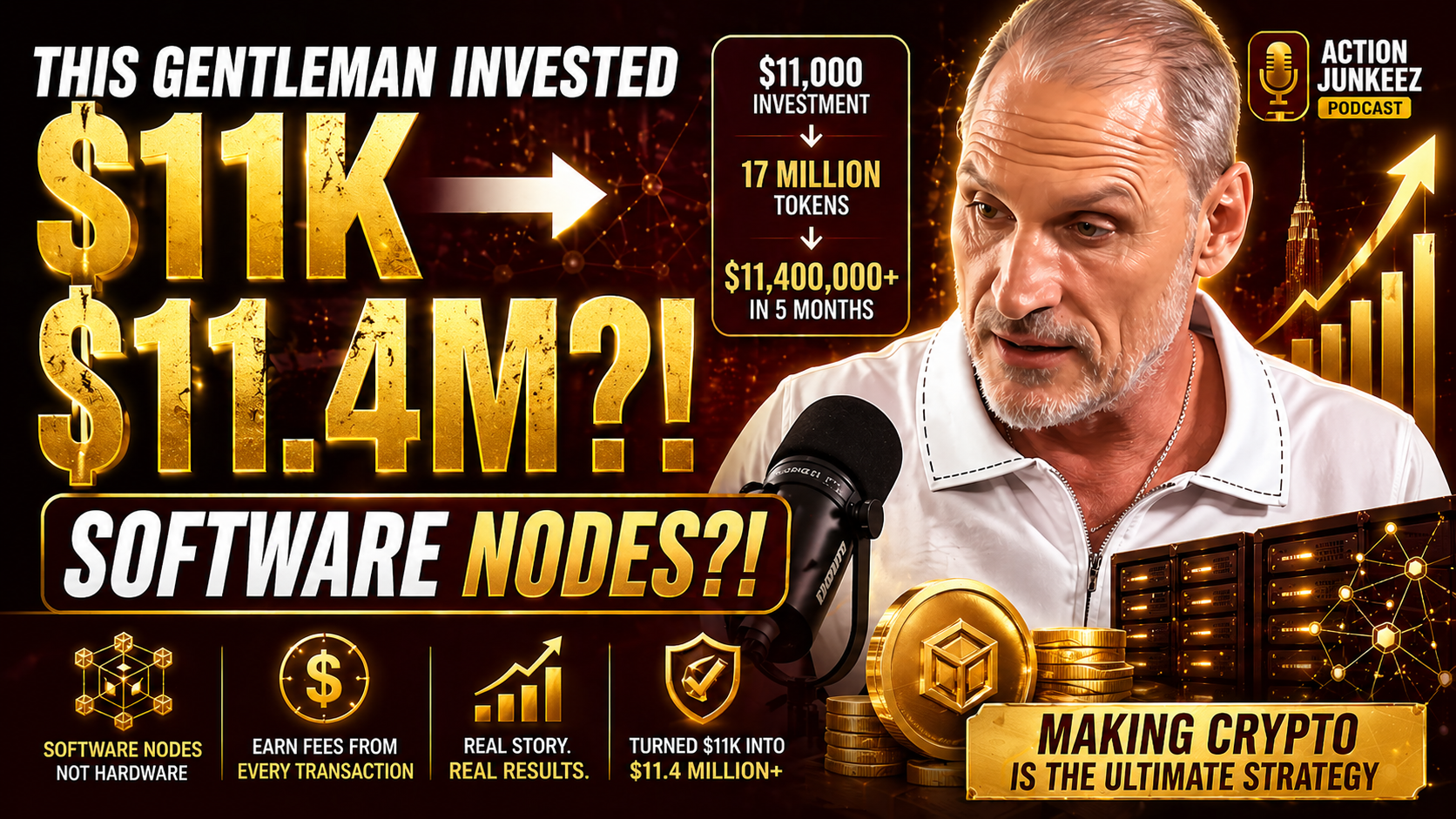 "Don’t Buy Crypto, Make It": How a $15k Investment Turned Into $11.4M