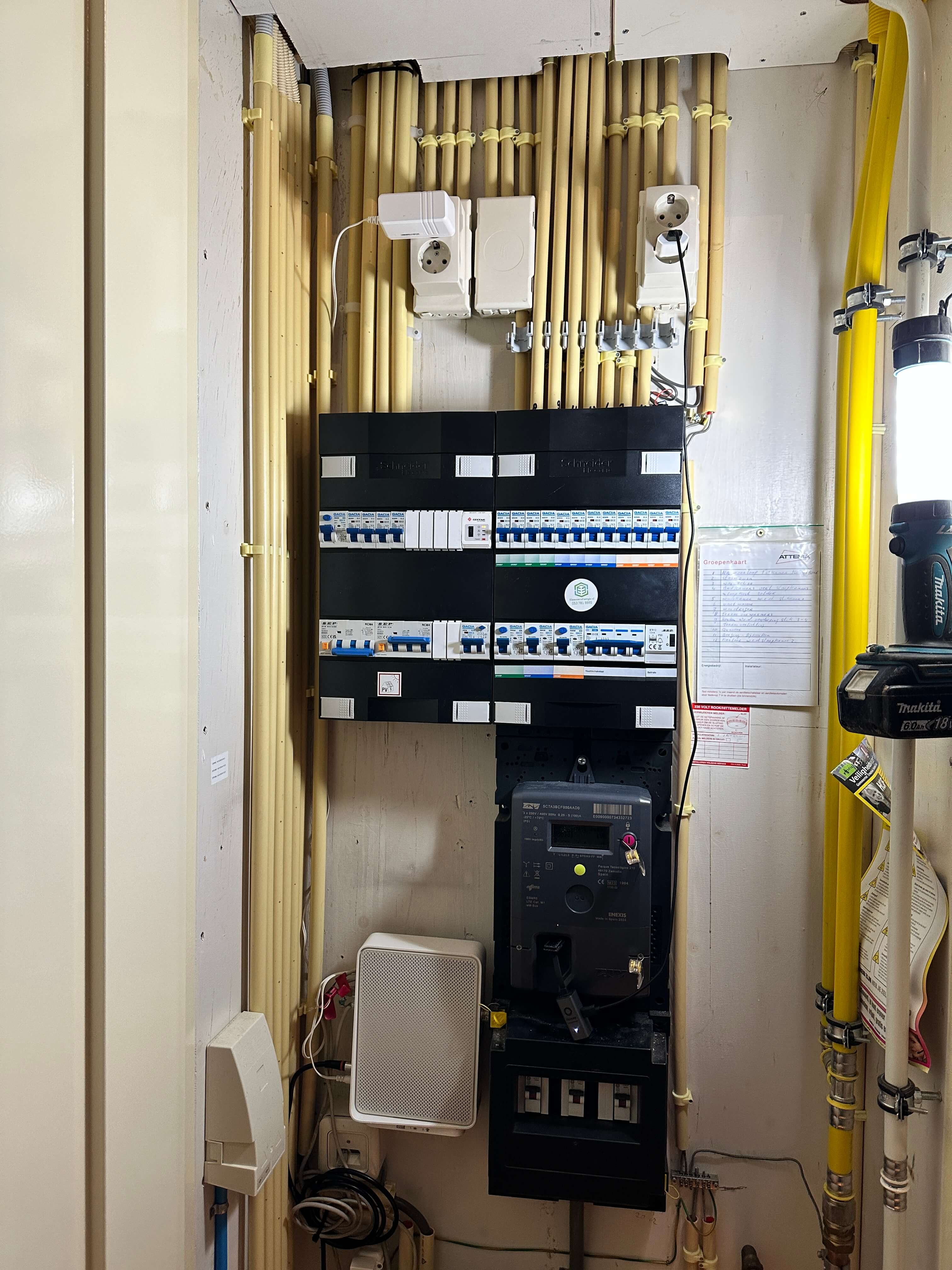 Groepenkast installatie