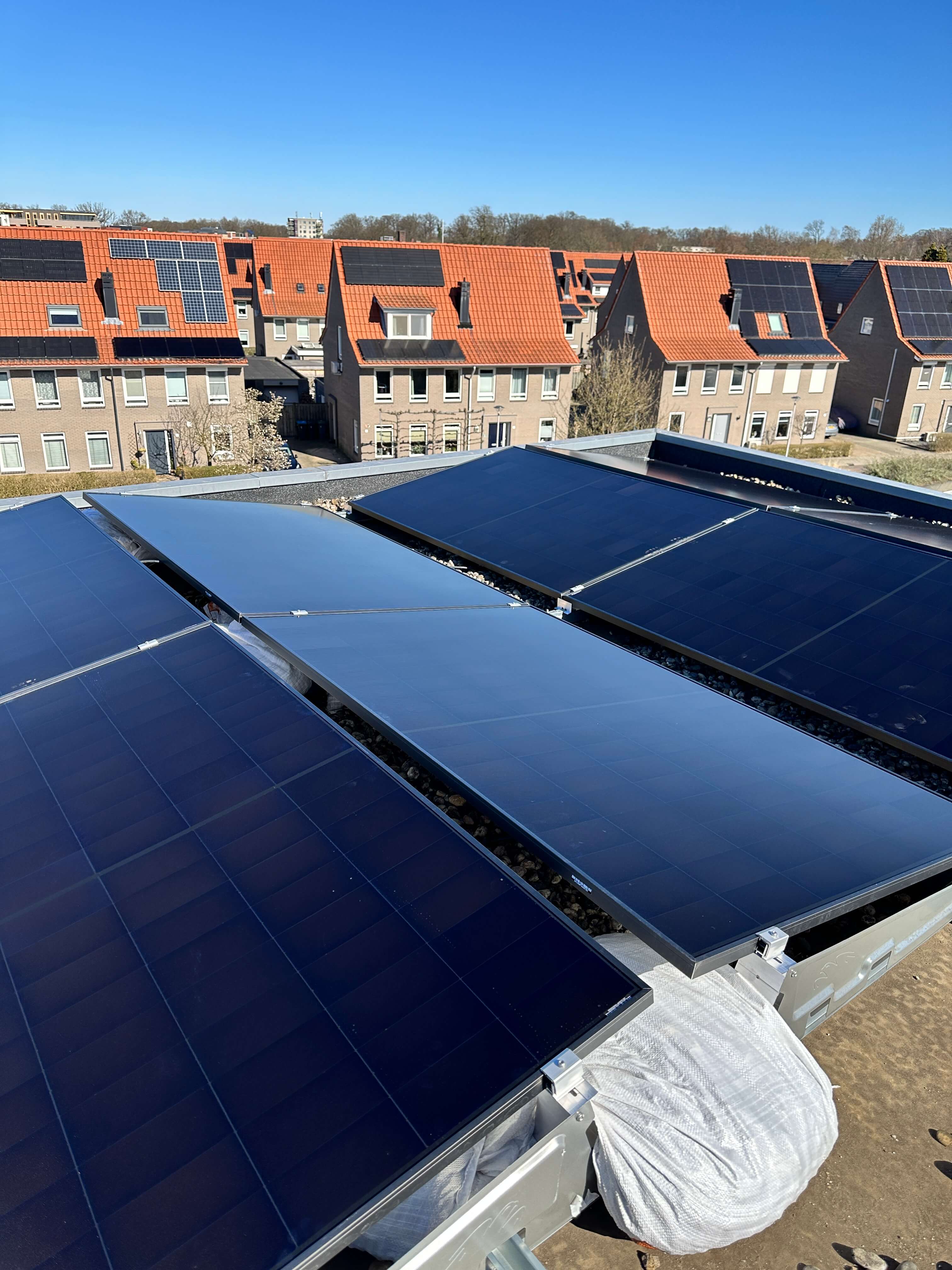 Zonnepanelen op Plat Dak