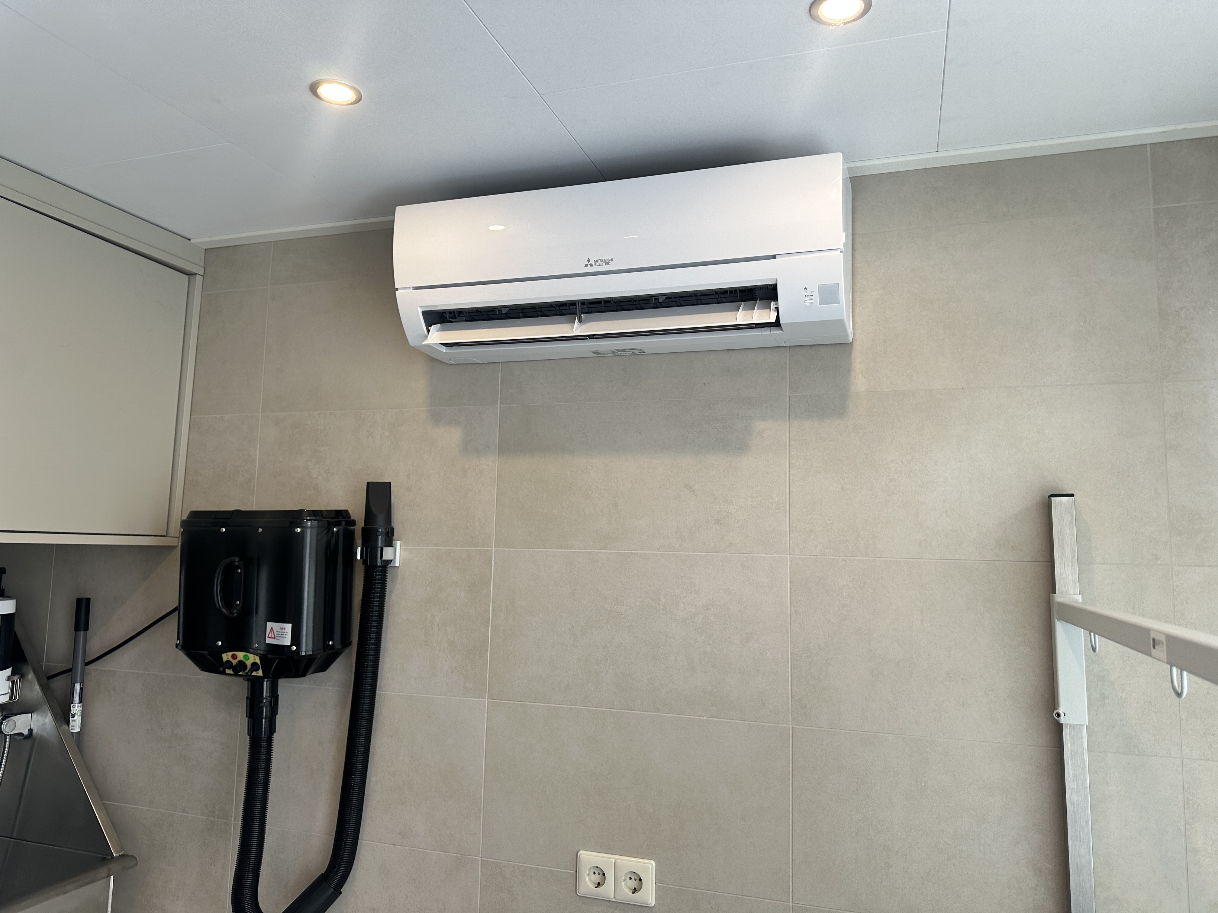Airco binnenunit woonkamer