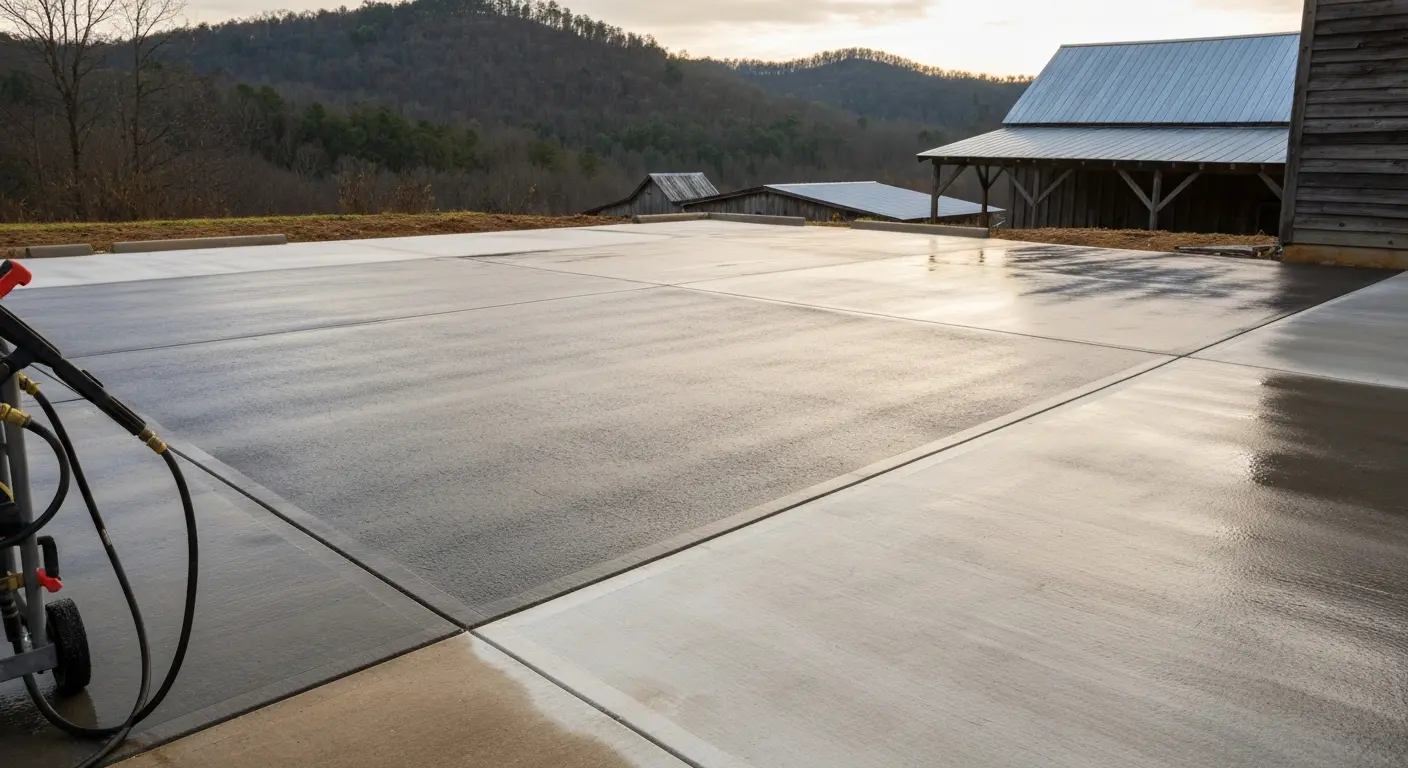 Concrete cleaning service