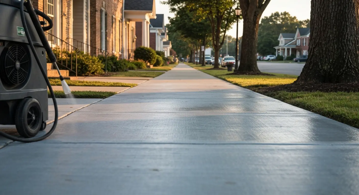 Sidewalk cleaning