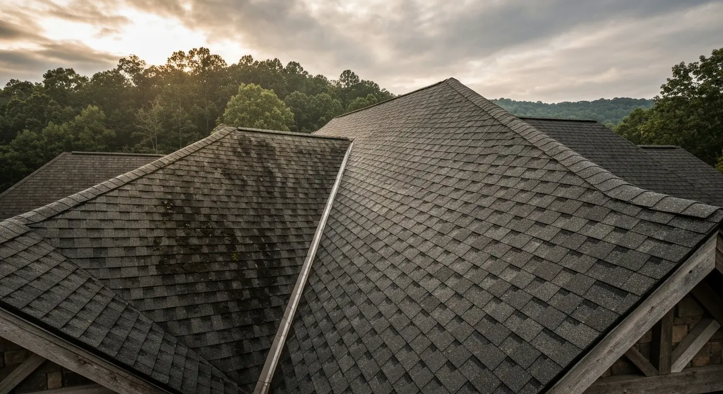 Roof cleaning service