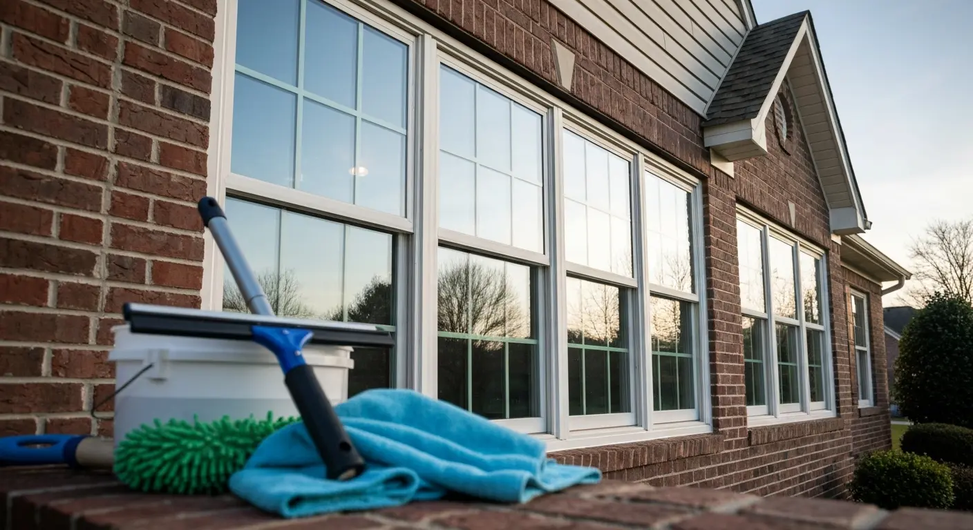 Residential window cleaning