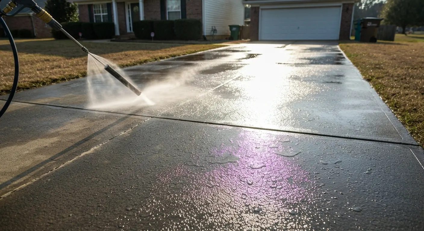 Pressure washing service