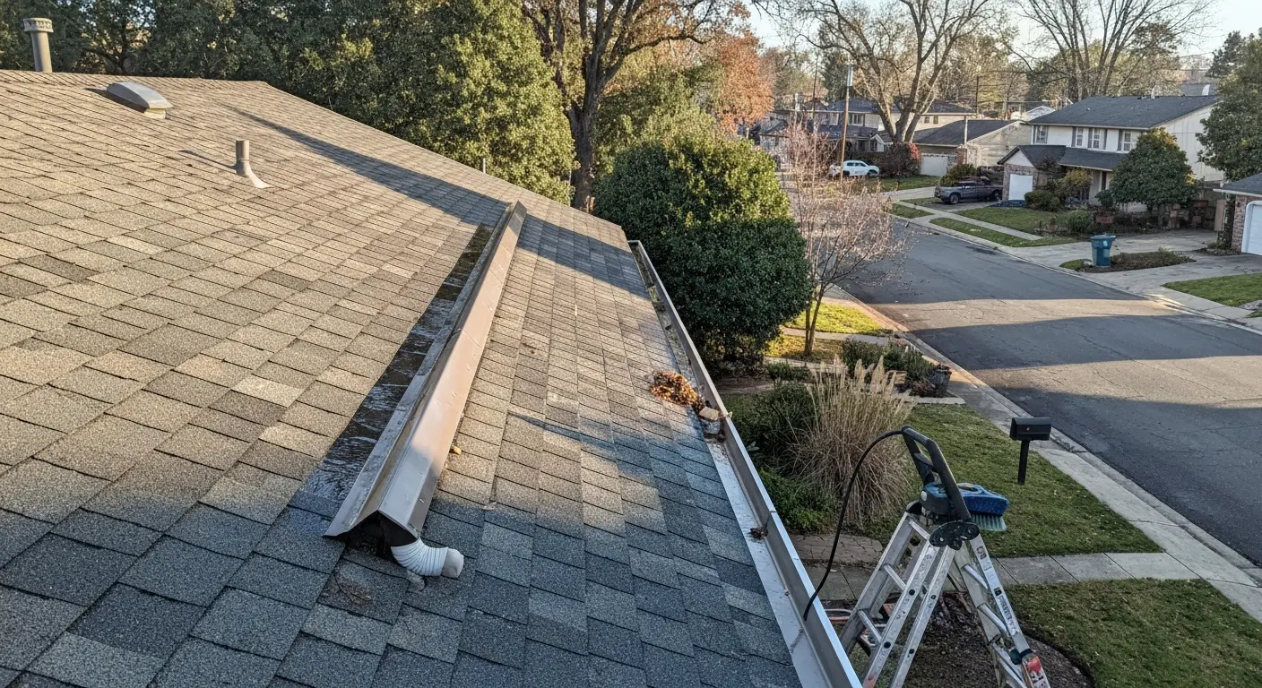 Roof cleaning service