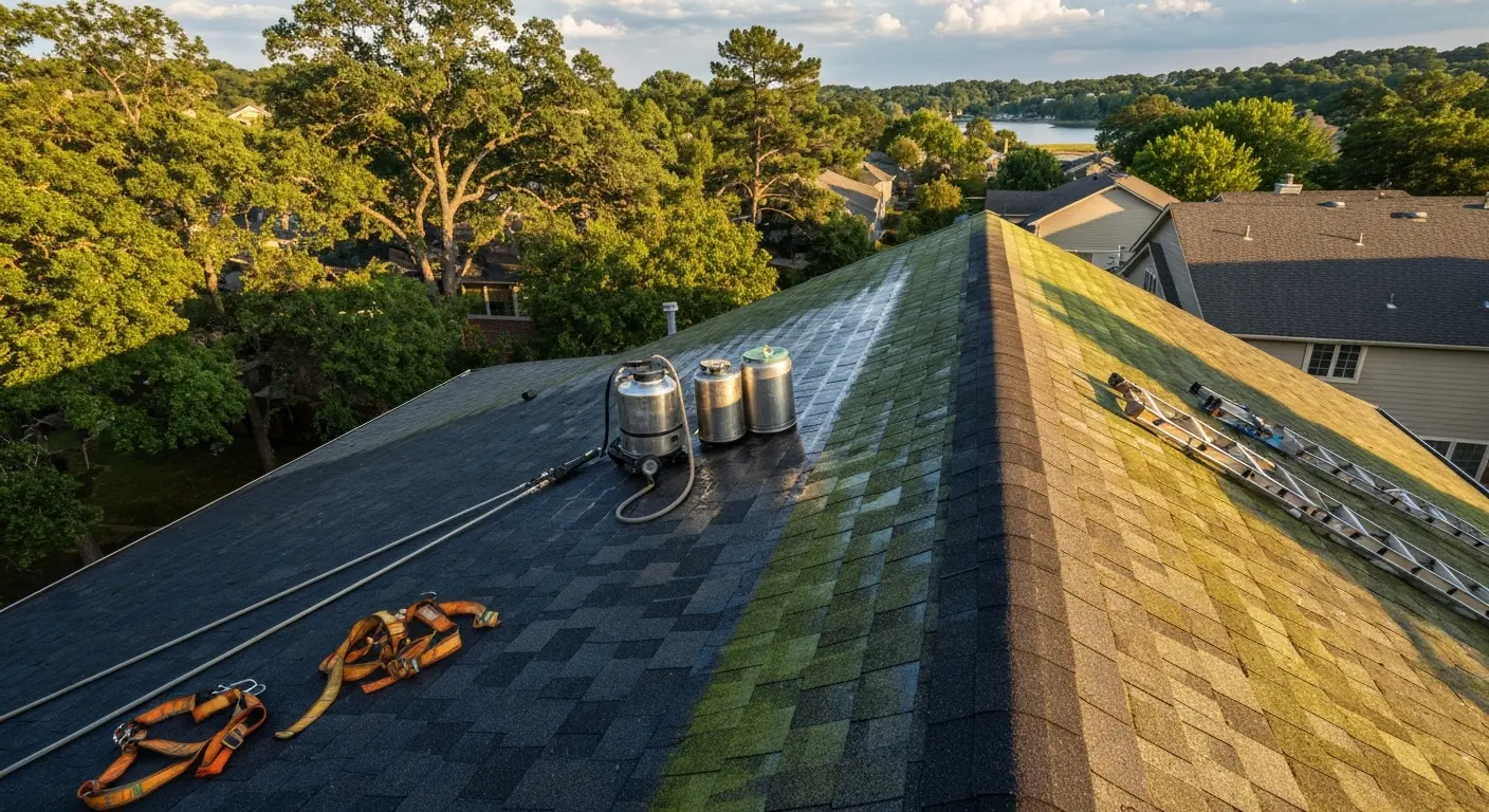Roof mold removal service