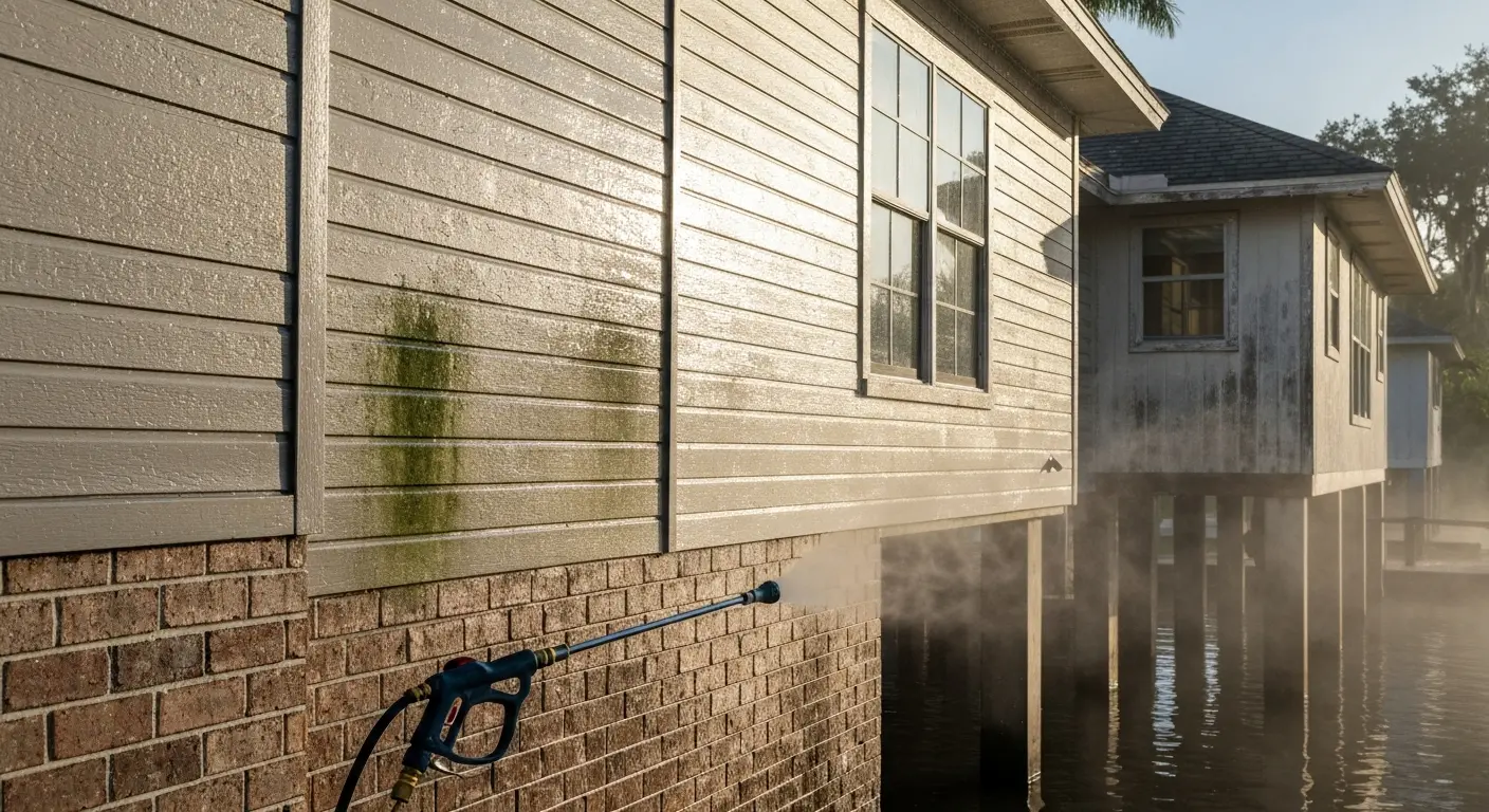 House washing in Lake Tanzi