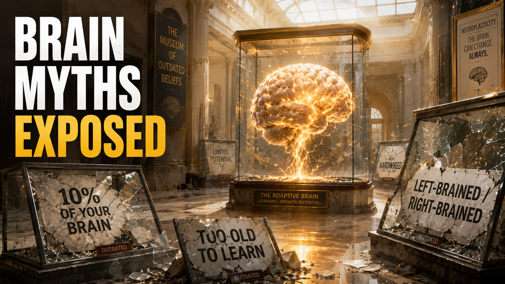 Podcast episode graphic for Blossoming Brains about the brain and neuroplasticity
