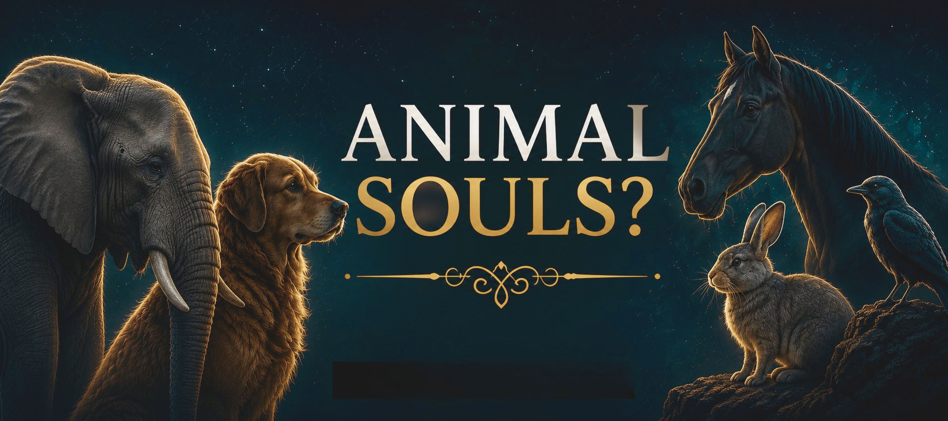 Podcast episode graphic for Blossoming Brains about animals and heaven