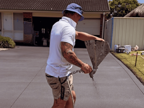 Concrete coating