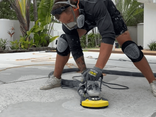 Concrete coating