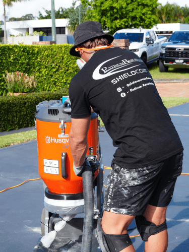 Driveway Resurfacing Gold Coast - preparing driveway