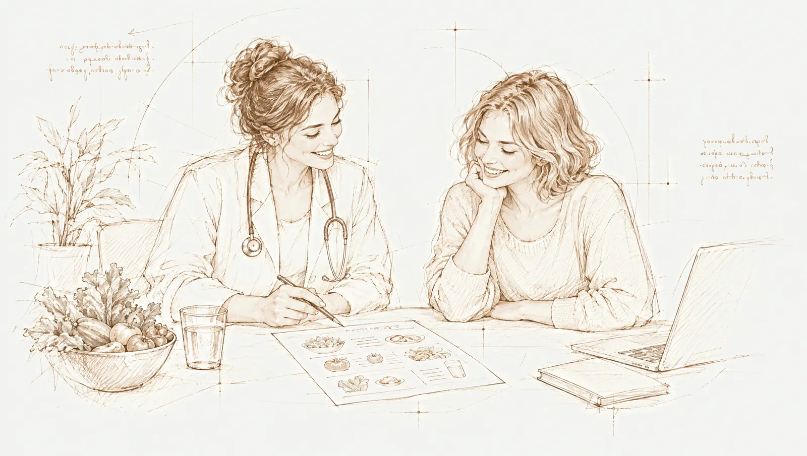 Ce se întâmplă la un consult dietetic cu un medic