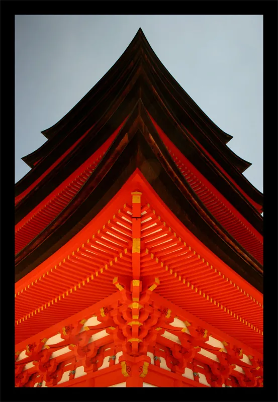 Fotografie de Dr. Konrád: Pagoda on Miyajima