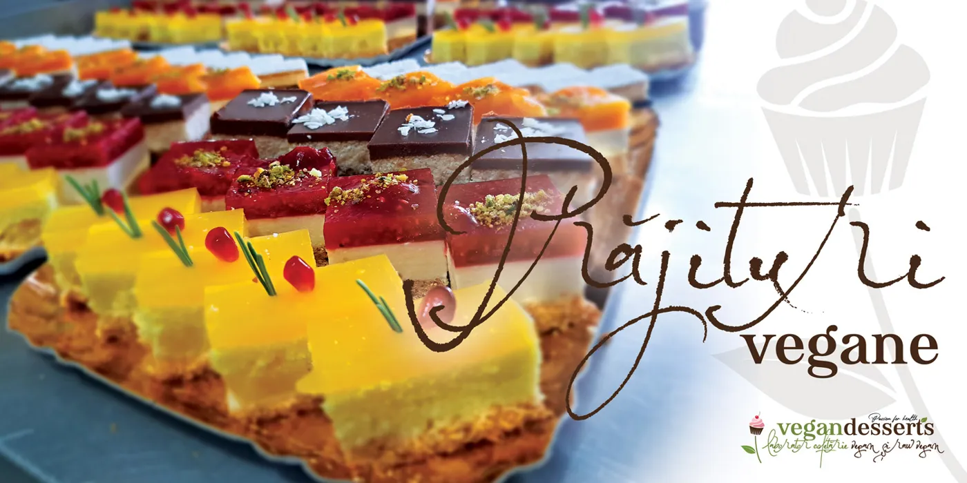 Prăjituri vegane din catalogul Vegan Desserts