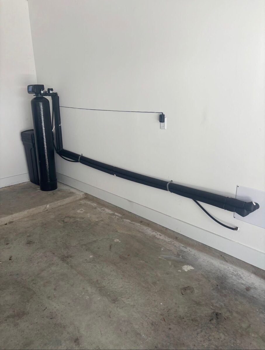 Whole-home system with neatly insulated supply lines