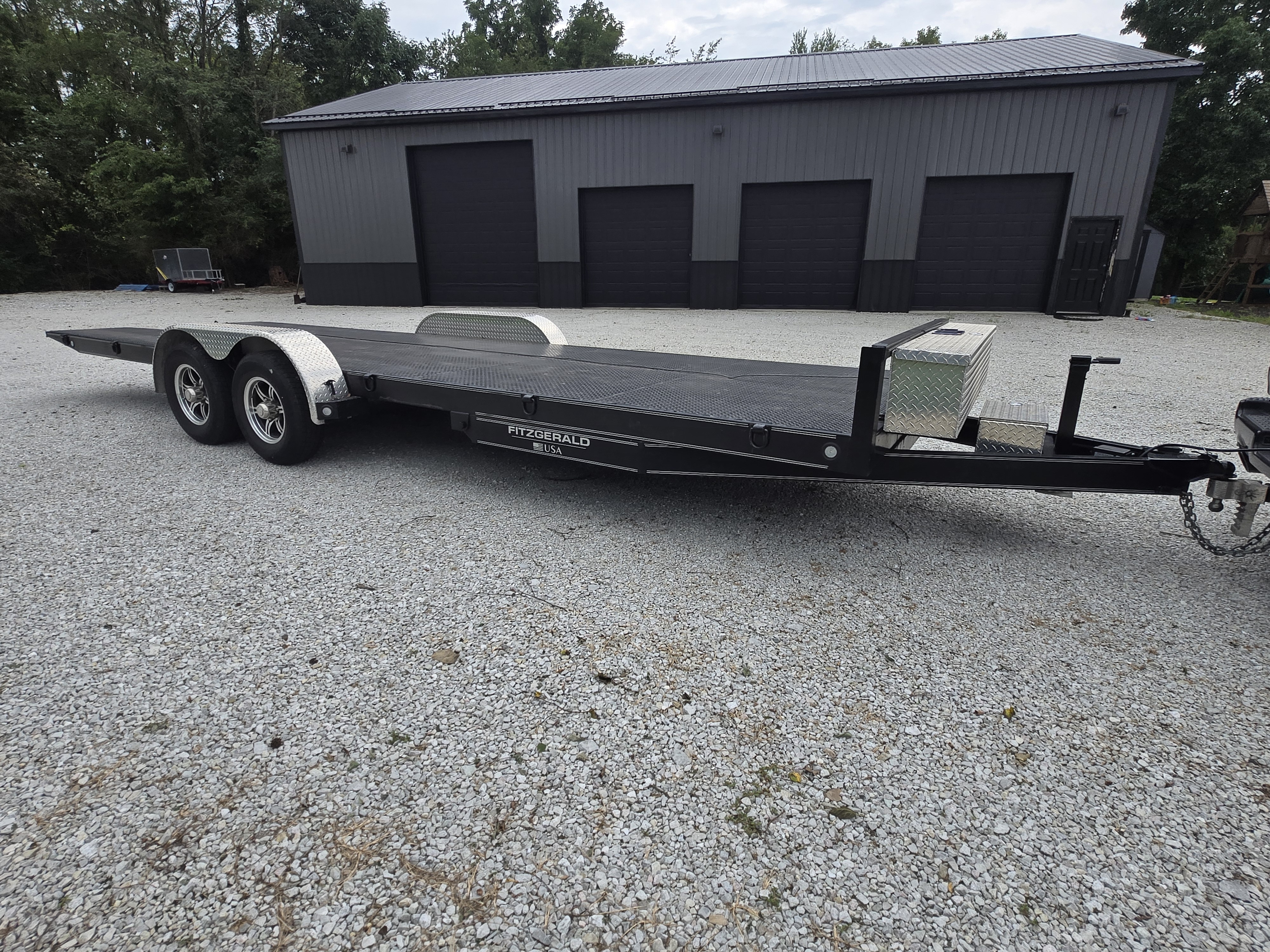 Tilt deck car hauler trailer rental in Flat Rock, IN